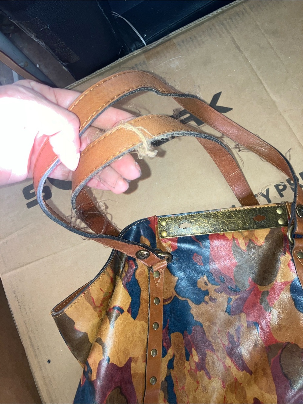 Patricia Nash tote shoulder bag abstract - Picture 2 of 6
